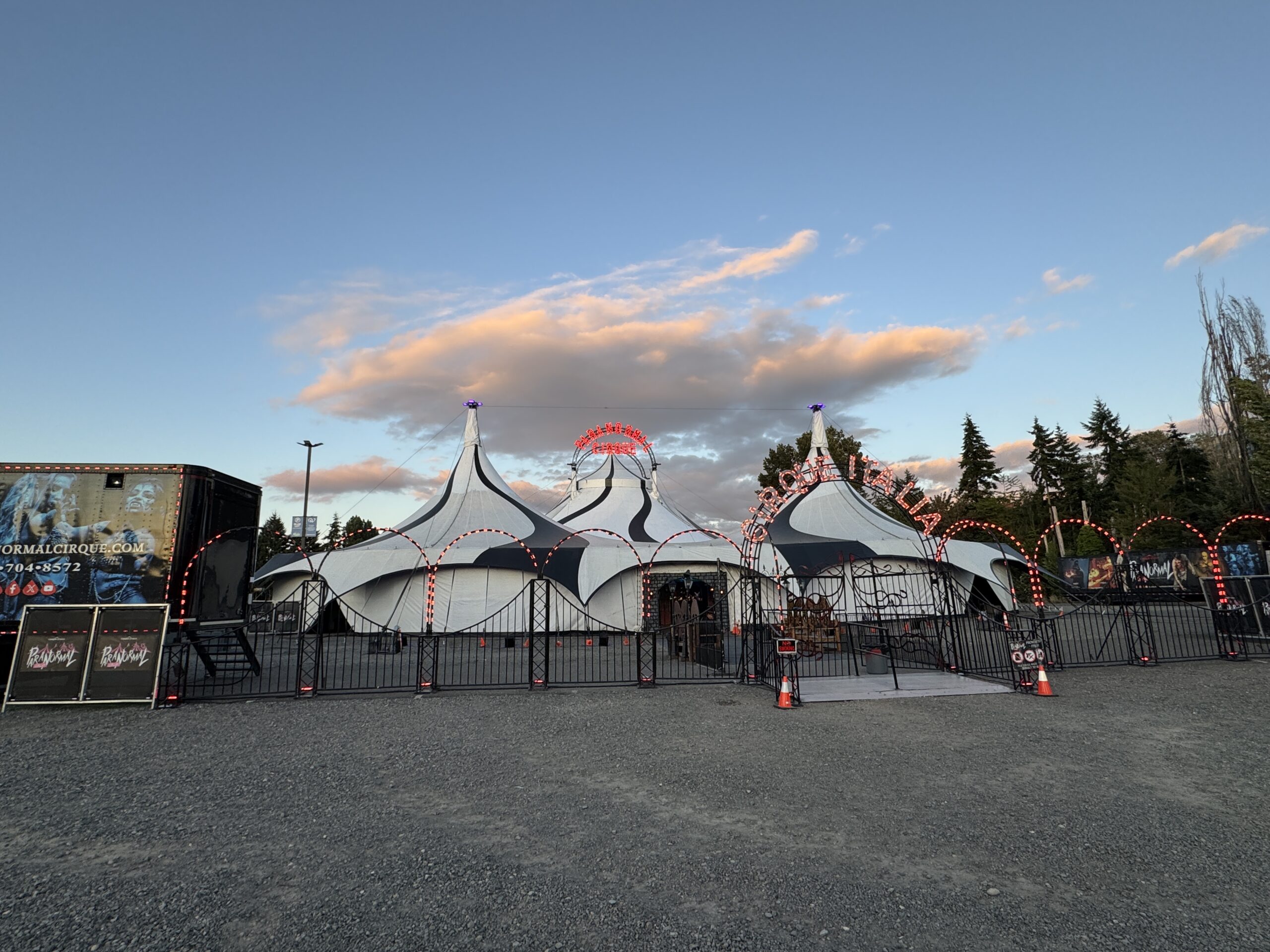 Paranormal Circus Voodoo tent in Puyallup Washington